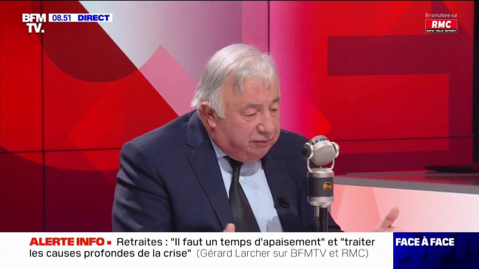 Gérard Larcher se dit "extrêmement réservé" sur la question de l'euthanasie et du suicide assisté