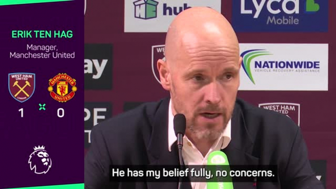 Ten Hag defends De Gea after costly blunder