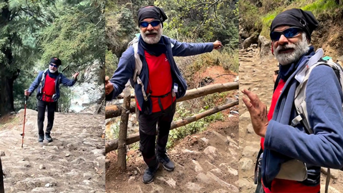 Khichdi Fame Actor Jamnadas Majethia Mount Everest Trekking Video Viral, कहा- Mountain हमें बहुत...|