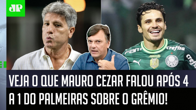 "O Palmeiras PASSOU POR CIMA do Grêmio! E as DESCULPAS que o Renato Gaúcho deu..." Mauro Cezar FALA!