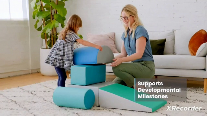 Lightweight Foam Shapes for Climbing, Crawling and Sliding for Toddlers and Kids (5-Piece), Contemporary Toys & Games.