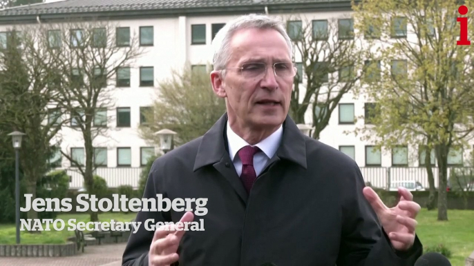 NATO Secretary General Jens Stoltenberg says all NATO allies agree Ukraine should become a member