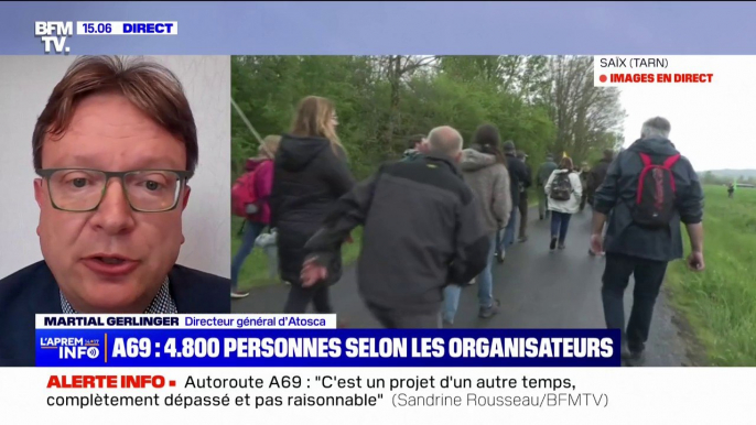 Autoroute A69: "Il s'agit de trouver des solutions pour améliorer la mobilité de ce territoire" explique le directeur de la société en charge de la construction