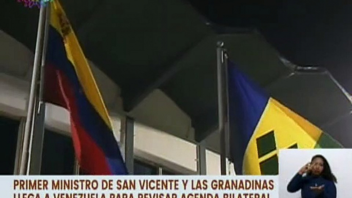 Arriba a Venezuela el Primer Ministro de San Vicente y las Granadinas para revisar agenda bilateral