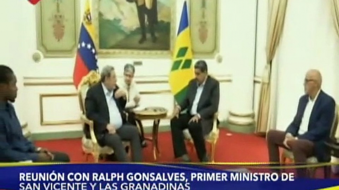 Presidente Nicolás Maduro sostiene encuentro con el Primer Ministro de San Vicente y las Granadinas