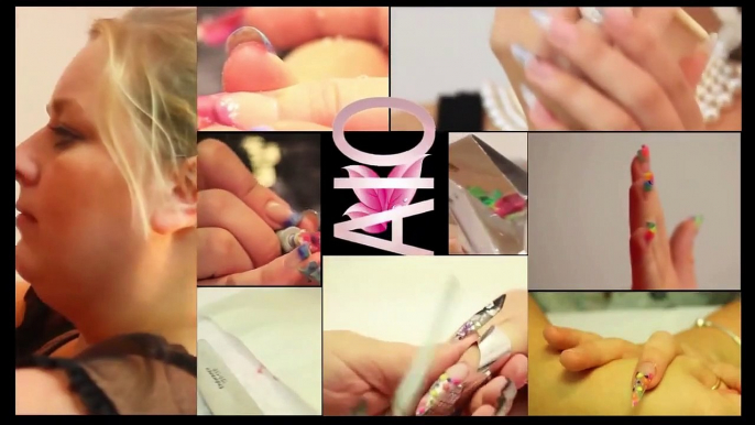 Nails Tutorial   Nails Art Deco Acrylic #Nails 7   Easy Nails