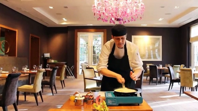 Wild Cook Stephanie Moon cooks up some Pancakes with Yorkshire Rhubarb