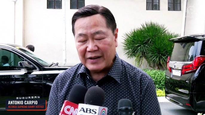 Retired Supreme Court justice Antonio Carpio on his last conversation with Albert del Rosario