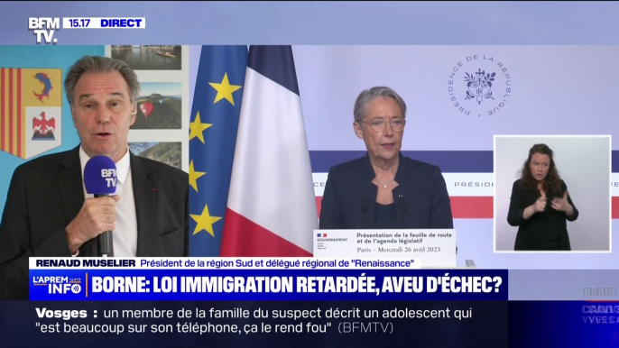 "Il n'est pas capable de tenir son propre parti politique": Renaud Muselier tacle Éric Ciotti sur son idée de référendum sur l'immigration