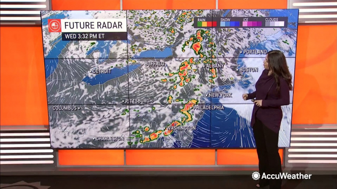 AccuWeather forecasters say multiple storms will take aim at the Northeast