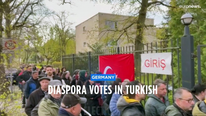 Turks in Germany vote in presidential and parliamentary elections as Erdoğan falls sick