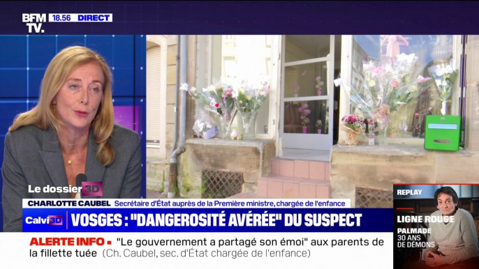 Meurtre de Rose dans les Vosges: "Les parents sont en état de destruction" explique Charlotte Caubel, secrétaire d'État chargée de l'enfance