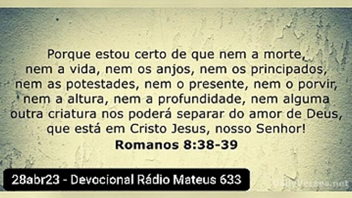 28abr23 - Devocional Rádio Mateus 633