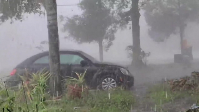 Watch: ‘Golf ball-sized’ hail batters Florida