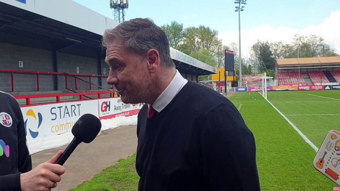 Scott Lindsey gives his take on Crawley Town's goalless draw with Walsall