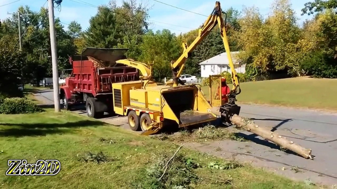 Fastest Big Chainsaw Cutting Tree Machines Skills, Incredible Homemade Wood Cutting Machines