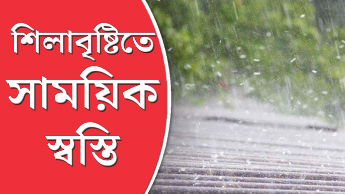 শিলাবৃষ্টিতে সাময়িক স্বস্তি