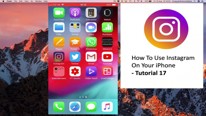 How to USE Instagram on iPhone - Follow & Un-Follow Someone On Instagram | Tutorial 17