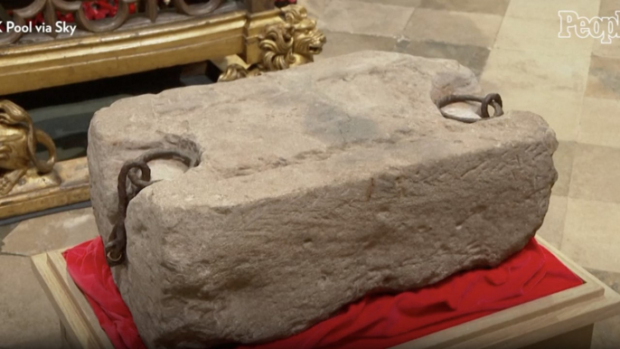 Stone of Destiny Travels from Edinburgh Castle in Scotland to Westminster Abbey for Coronation