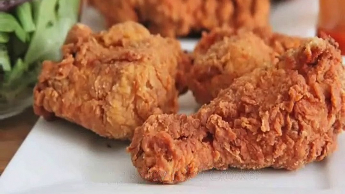 How To Make Crispy Spicy Fried Chicken Recipe With COOKING RECIPES