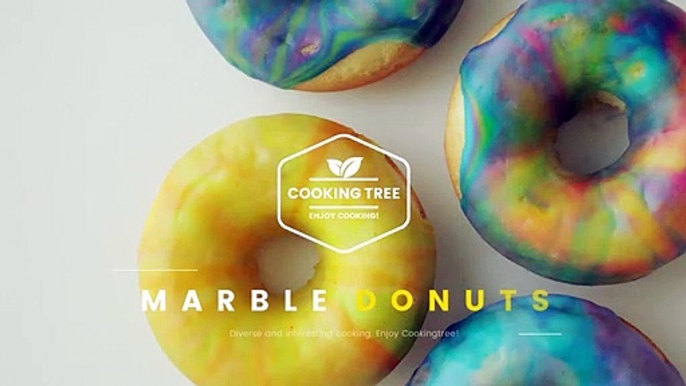 How To Make Baked Marble Glazed Donuts