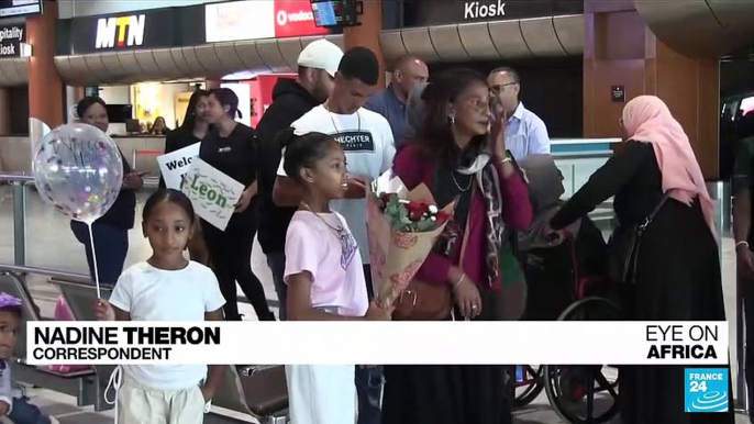 Evacuees arrive home in South Africa from Sudan