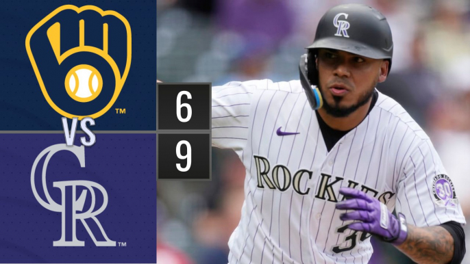 Resumen Cerveceros de Milwaukee vs Rockies de Colorado | MLB 04-05-2023