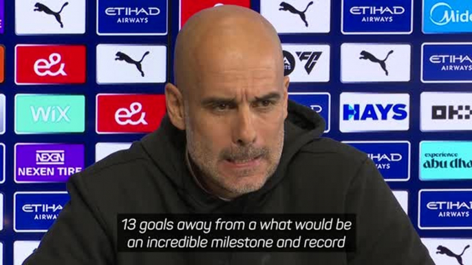 'I would love it' - Guardiola on Haaland breaking Dean's record