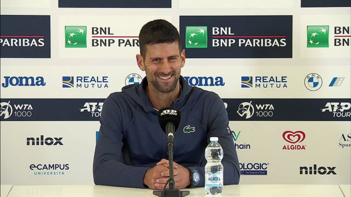 ATP - Rome 2023 - Novak Djokovic : "Carlos Alcaraz will become N.1 again after this tournament in Rome no matter what. And he deserves it. He plays impressive tennis. He is the player to beat on this surface, without a doubt"