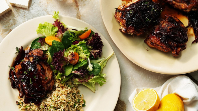 How to Make Lemon-Balsamic Chicken Thighs