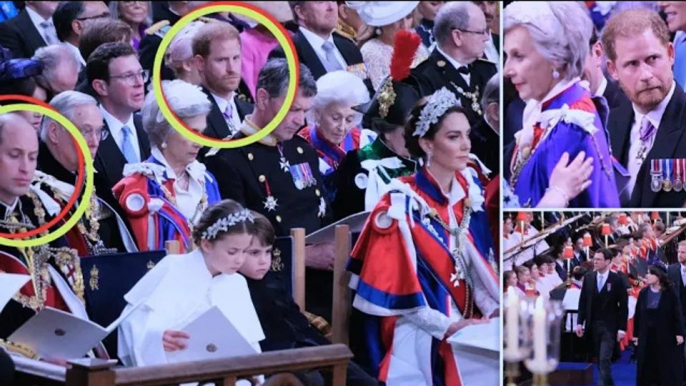 Rayal Breaking! Prince Harry was made to sit far from his estranged brother William, the Coronation