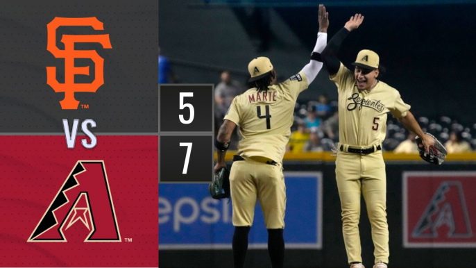 Resumen Gigantes de San Francisco vs Diamondbacks de Arizona | MLB 12-05-2023