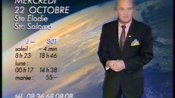 TF1 - 21 Octobre 1997 - Bandes annonces, journal des courses, pubs, météo (Alain Gillot-Pétré)