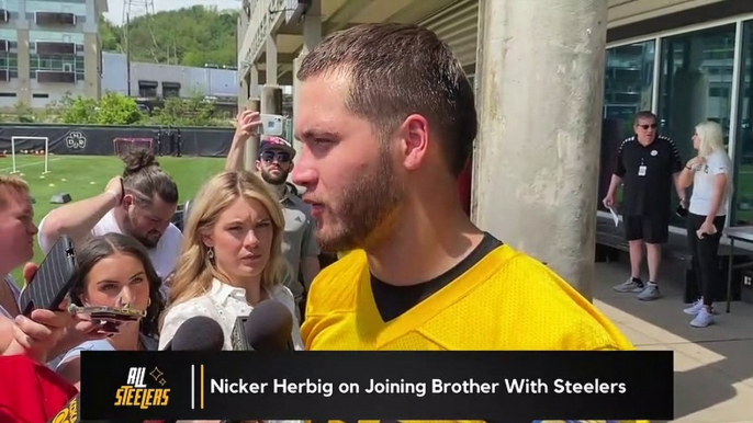 Nick Herbig on Joining Brother With Steelers