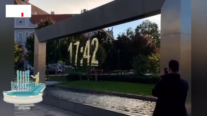 Amazing view of water fountain with colorful light ⛲  #fountain #water #light #bts #shorts #art #watershape #inspiresemotions #beautifulnature #life #nature #reels #viral #trending #featured #ytshorts