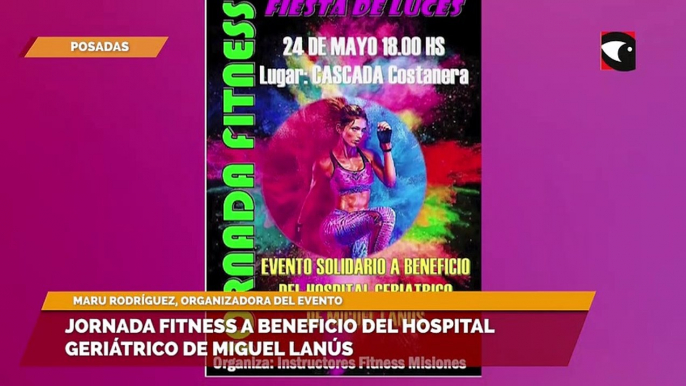 El 24 de mayo se realizará una jornada fitness a beneficio del Hospital Geriátrico de Miguel Lanús de Posadas