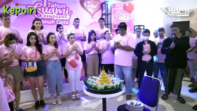 KESERUAN ACARA 1 TAHUN SUAMI PENGGANTI PENUH CINTA❤️-- CAST SUAMI PENGGANTI