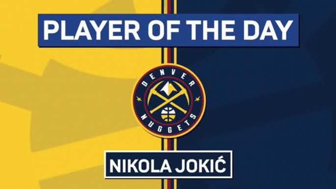 NBA Player of the Day - Nikola Jokic