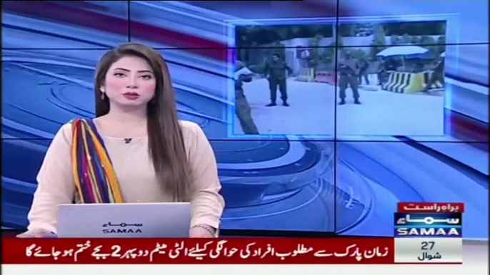 Latest Updates From Zaman Park - Samaa TV - OJ1B