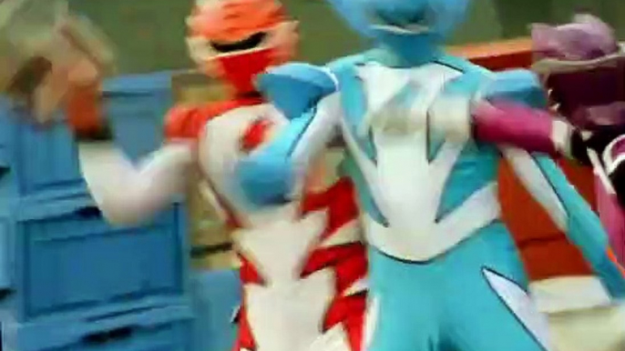 Power Rangers Jungle Fury Power Rangers Jungle Fury E024 Blue Ranger, Twin Danger