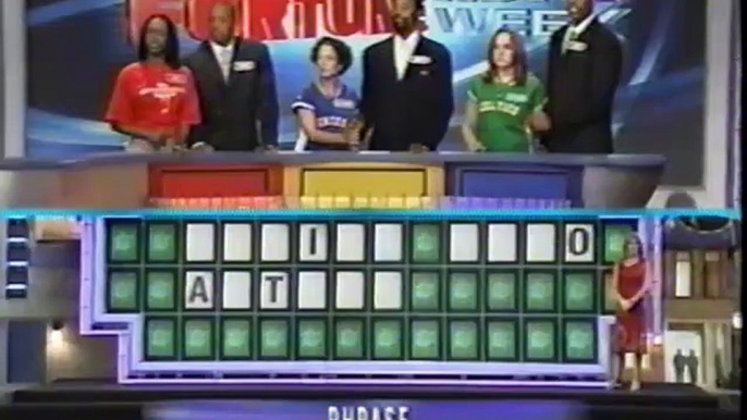 Wheel of Fortune - November 21, 2003 (NBA Week/New York)