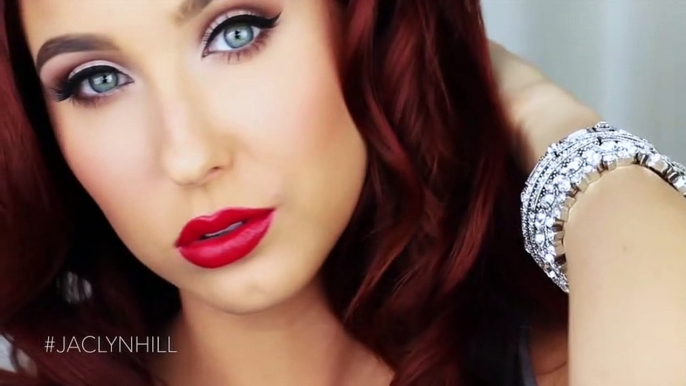 Old Hollywood Glam - Makeup & Hair Tutorial   Jaclyn Hill