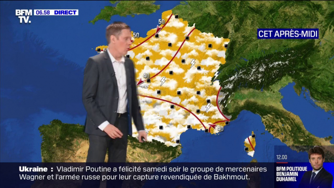 Des précipitations et quelques éclaircies dans le Sud-Est, des températures estivales dans le Nord...la météo de ce dimanche