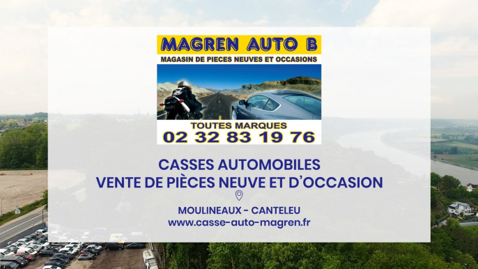 Magren Auto, casses automobiles, ventes de pièces neuves et d'occasion à Moulineaux et Canteleu.
