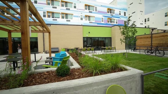 Tour Homeless Shelter + Permanent Supportive Housing in Denver