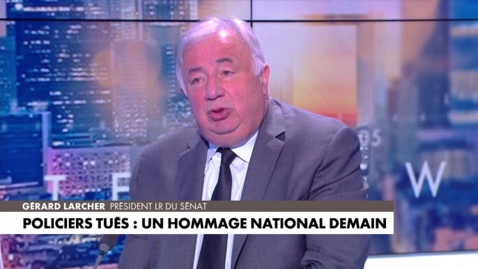 Gérard Larcher : «Ce drame est révélateur de toutes les violences que nous vivons dans notre pays»