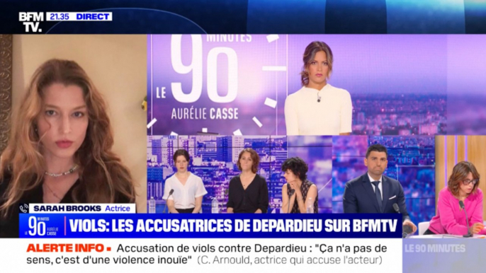 "Je croyais que tu voulais réussir" : Gérard Depardieu accusé d'agressions sexuelles, Sarah Brooks livre un témoignage glaçant (VIDEO)