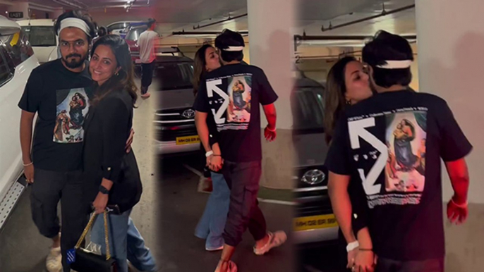 Hina Khan Bf Rocky Jaiswal Kiss Video Viral, Airport पर....| Boldsky