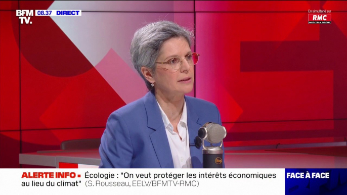 "Décivilisation": Sandrine Rousseau (EELV) dénonce la "complaisance d'Emmanuel Macron avec l'extrême droite"