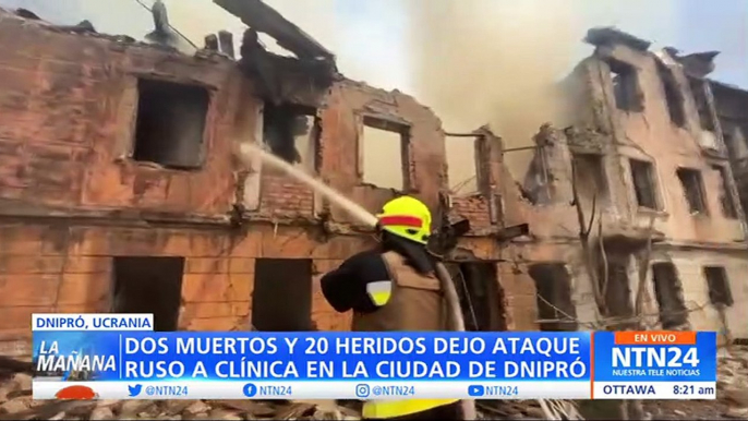 Bombardeo perpetrado por tropas rusas contra un hospital en Ucrania deja dos muertos y veinte heridos